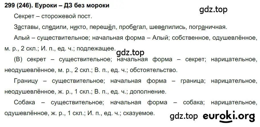 Решение ноомер 299 (страница 131) гдз по русскому языку 6 класс Рыбченкова, Александрова, учебник 1 часть