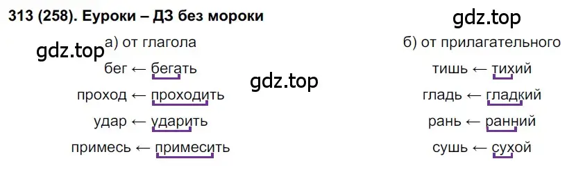 Решение ноомер 313 (страница 136) гдз по русскому языку 6 класс Рыбченкова, Александрова, учебник 1 часть