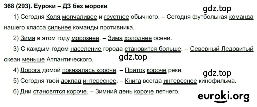 Решение ноомер 368 (страница 158) гдз по русскому языку 6 класс Рыбченкова, Александрова, учебник 1 часть