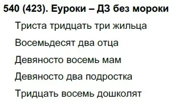 Решение ноомер 540 (страница 63) гдз по русскому языку 6 класс Рыбченкова, Александрова, учебник 2 часть