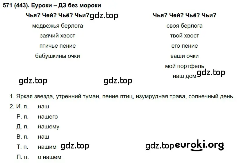 Решение ноомер 571 (страница 77) гдз по русскому языку 6 класс Рыбченкова, Александрова, учебник 2 часть