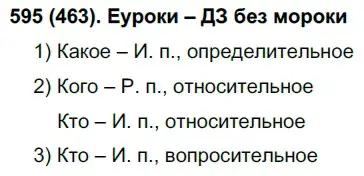 Решение ноомер 595 (страница 86) гдз по русскому языку 6 класс Рыбченкова, Александрова, учебник 2 часть