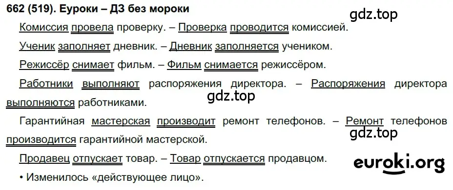 Решение ноомер 662 (страница 115) гдз по русскому языку 6 класс Рыбченкова, Александрова, учебник 2 часть