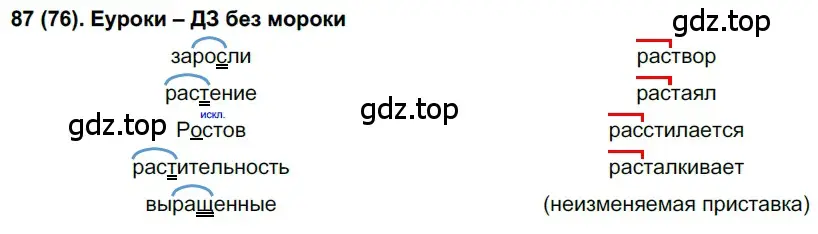 Решение ноомер 87 (страница 44) гдз по русскому языку 6 класс Рыбченкова, Александрова, учебник 1 часть