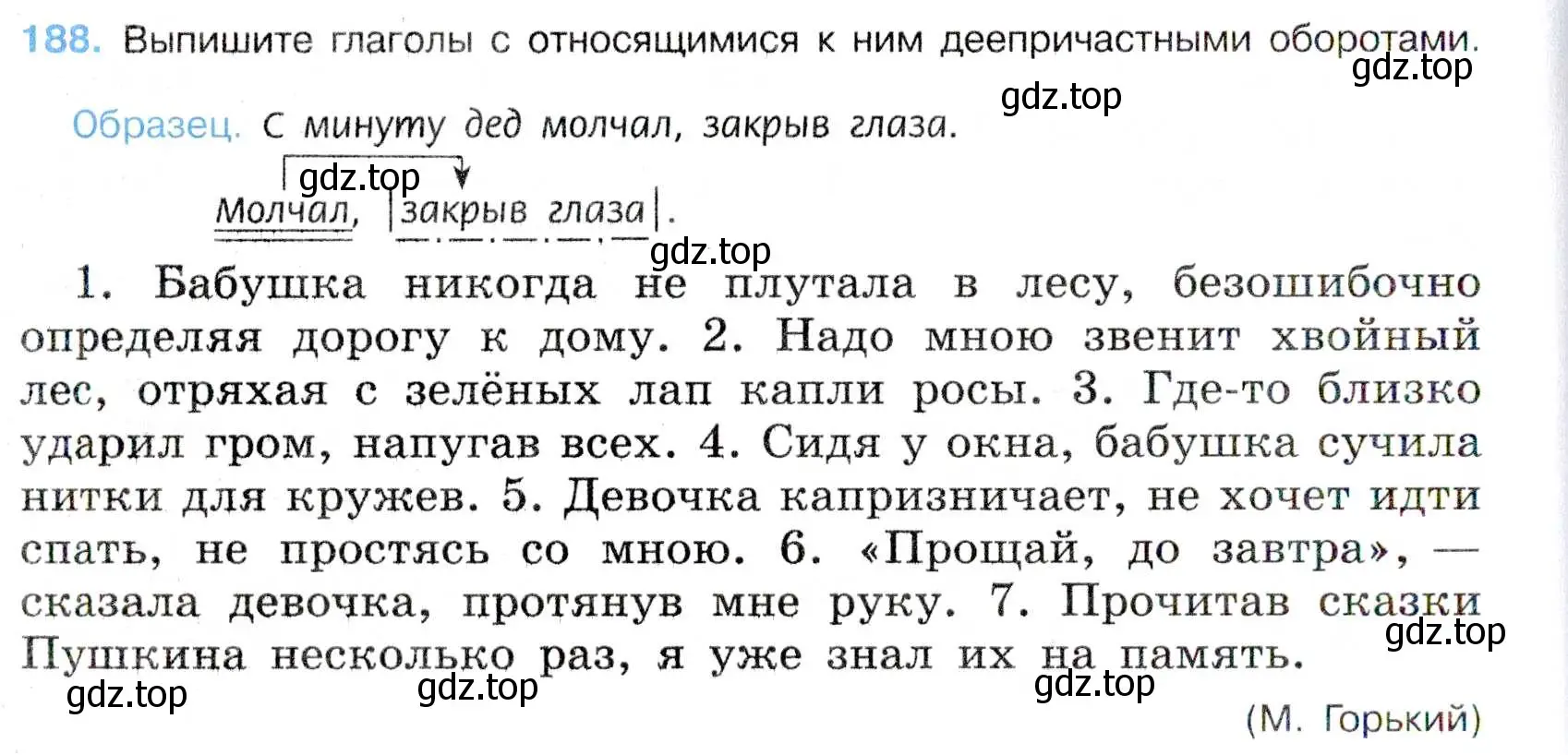 Условие номер 188 (страница 100) гдз по русскому языку 7 класс Баранов, Ладыженская, учебник 1 часть