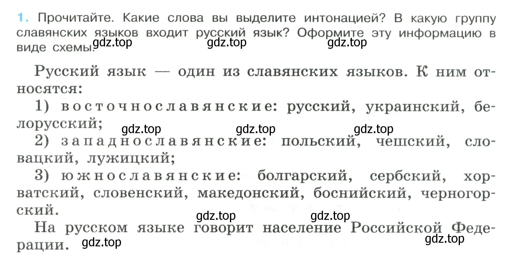 Условие номер 1 (страница 4) гдз по русскому языку 7 класс Ладыженская, Баранов, учебник 1 часть