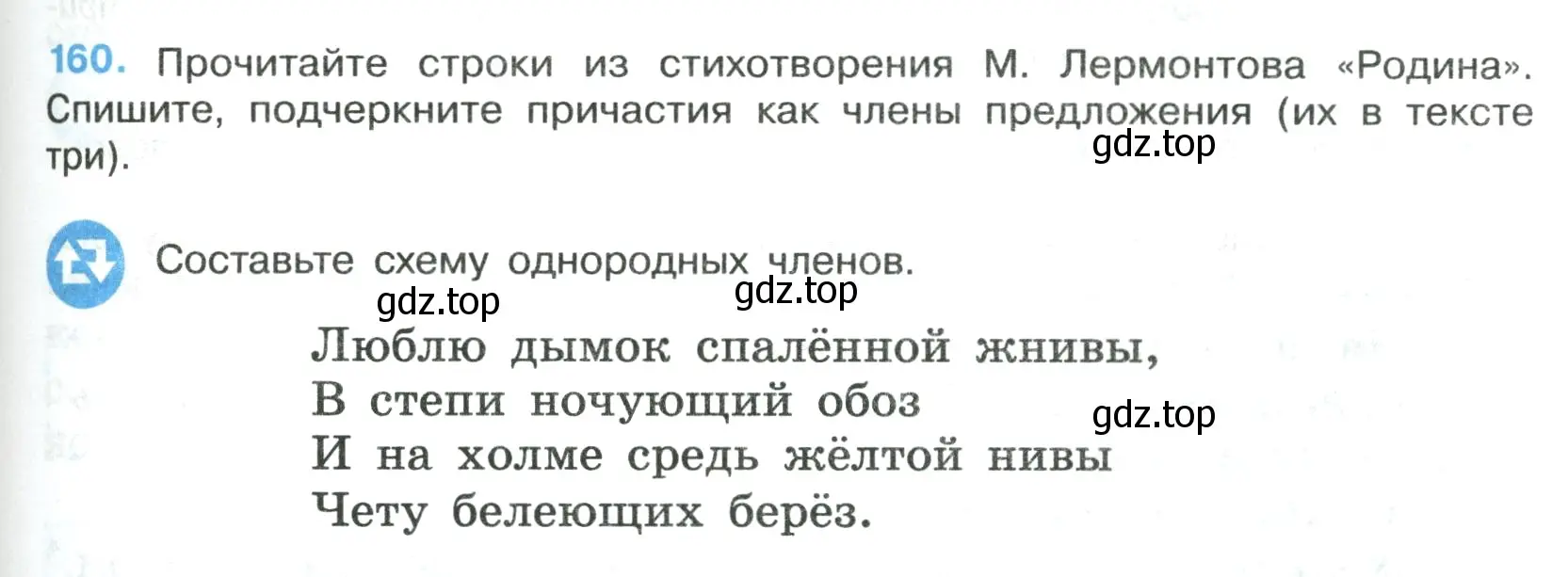 Условие номер 160 (страница 91) гдз по русскому языку 7 класс Ладыженская, Баранов, учебник 1 часть