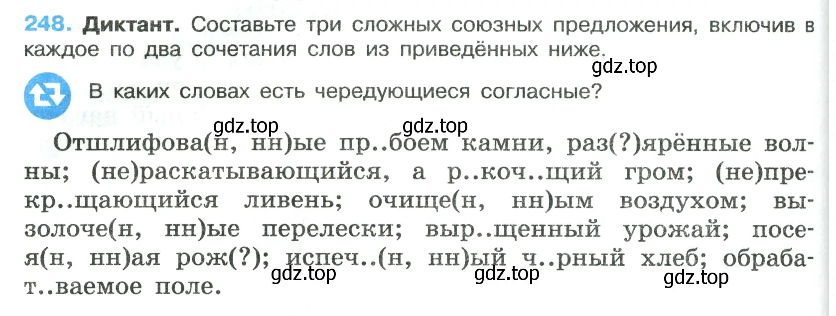 Условие номер 248 (страница 146) гдз по русскому языку 7 класс Ладыженская, Баранов, учебник 1 часть