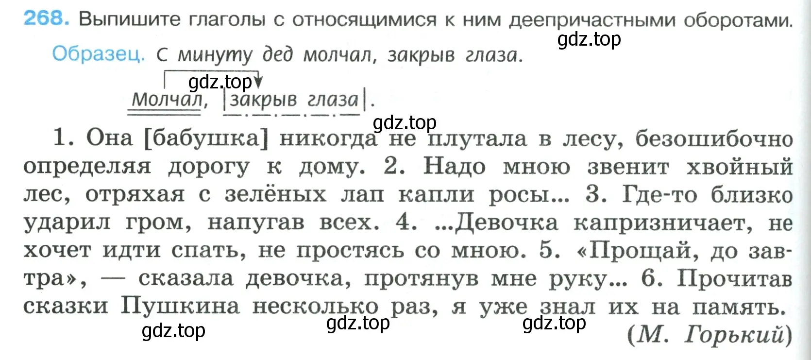 Условие номер 268 (страница 156) гдз по русскому языку 7 класс Ладыженская, Баранов, учебник 1 часть