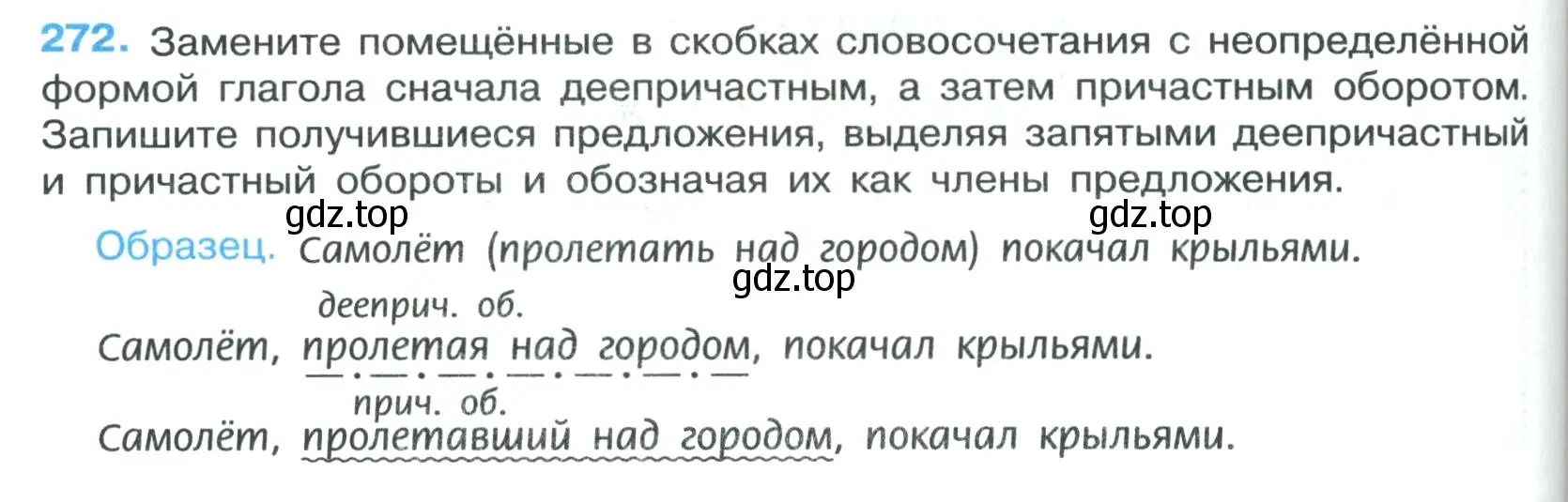 Условие номер 272 (страница 158) гдз по русскому языку 7 класс Ладыженская, Баранов, учебник 1 часть