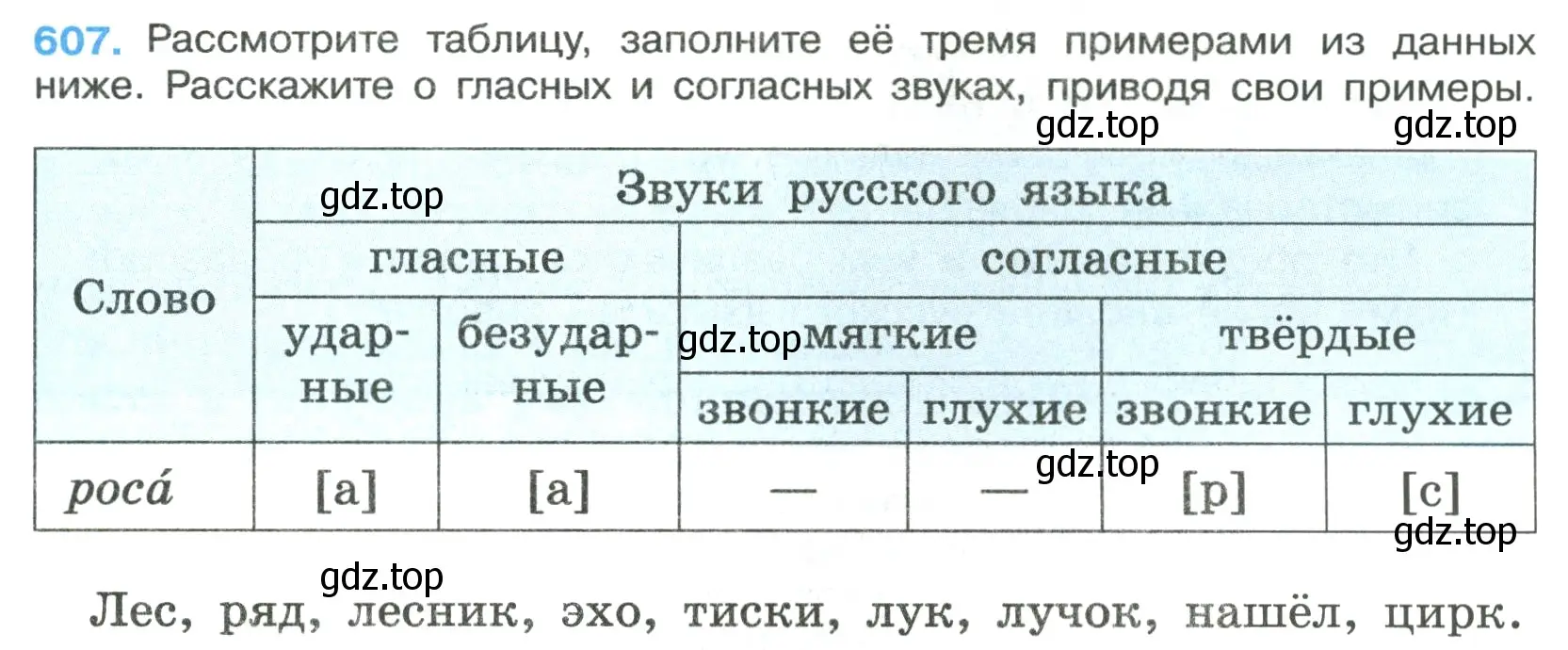 Условие номер 607 (страница 127) гдз по русскому языку 7 класс Ладыженская, Баранов, учебник 2 часть