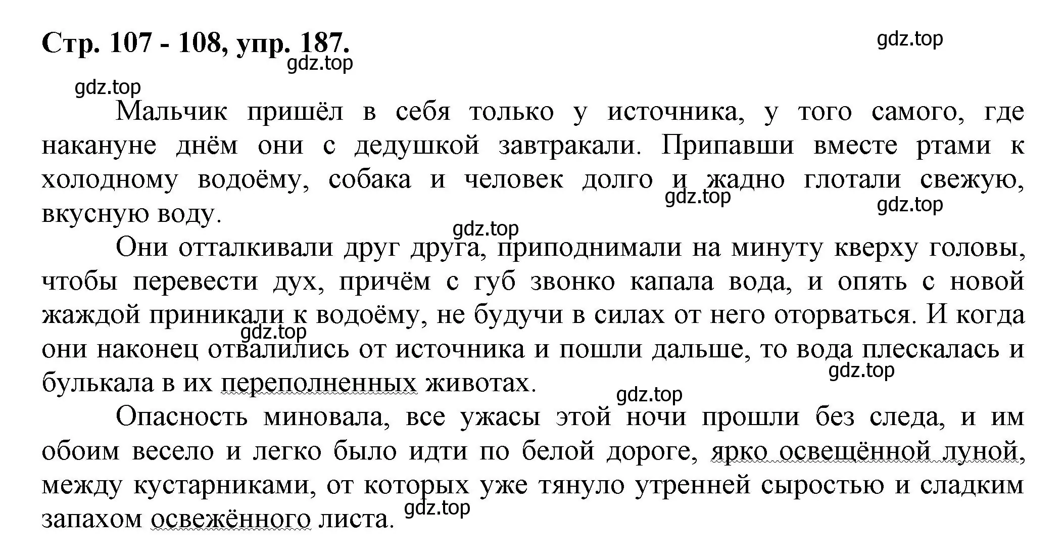 Решение номер 187 (страница 107) гдз по русскому языку 7 класс Ладыженская, Баранов, учебник 1 часть