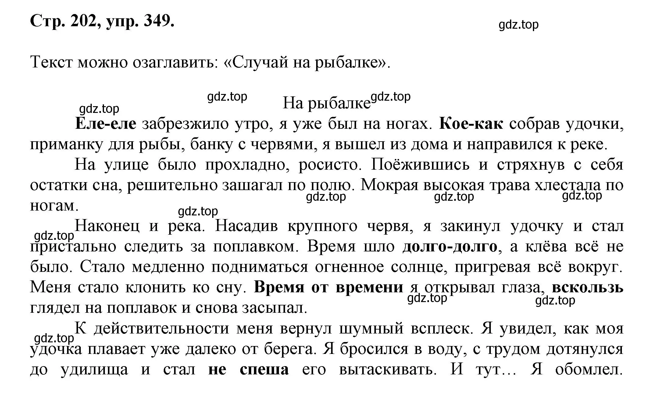 Решение номер 349 (страница 202) гдз по русскому языку 7 класс Ладыженская, Баранов, учебник 1 часть