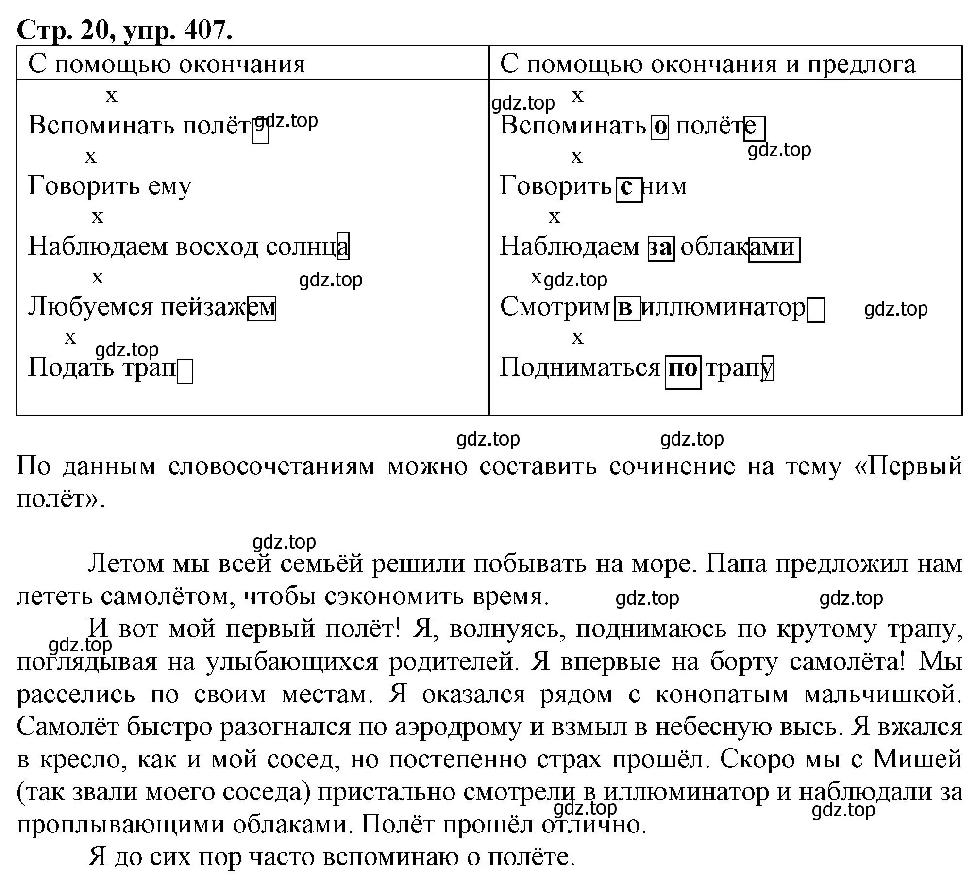 Решение номер 407 (страница 20) гдз по русскому языку 7 класс Ладыженская, Баранов, учебник 2 часть