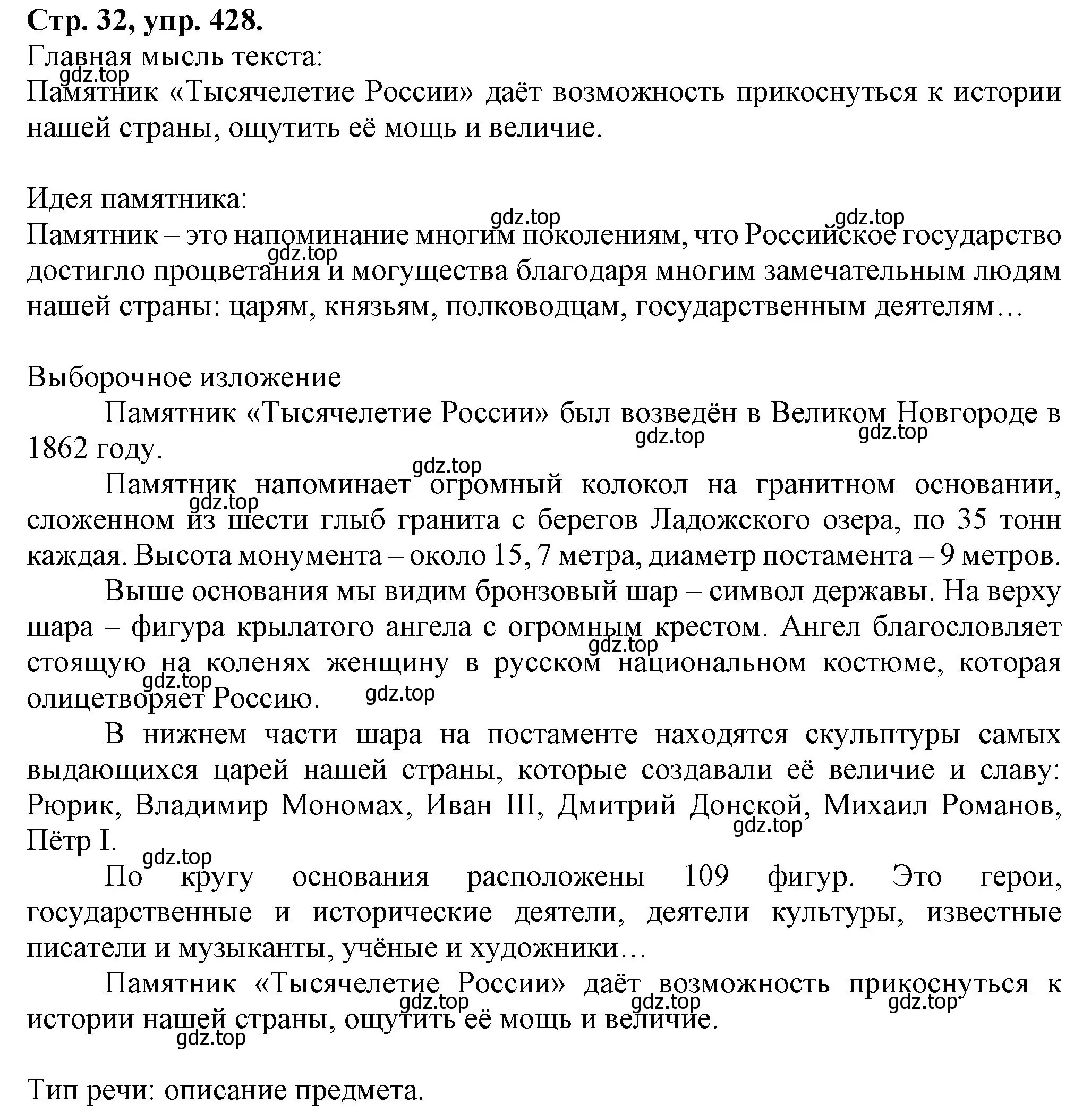 Решение номер 428 (страница 32) гдз по русскому языку 7 класс Ладыженская, Баранов, учебник 2 часть