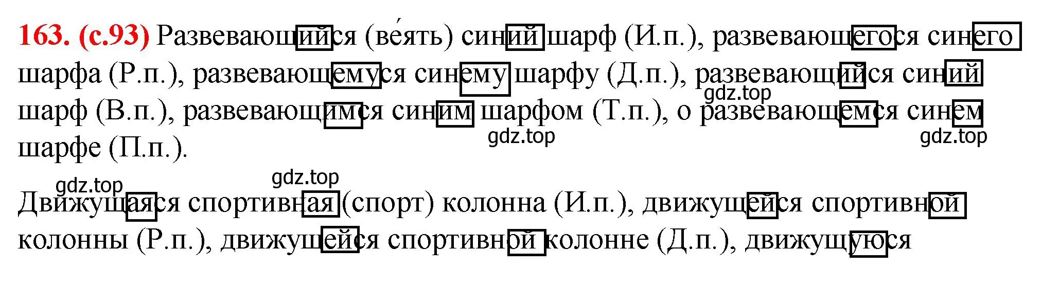 Решение 2. номер 163 (страница 93) гдз по русскому языку 7 класс Ладыженская, Баранов, учебник 1 часть