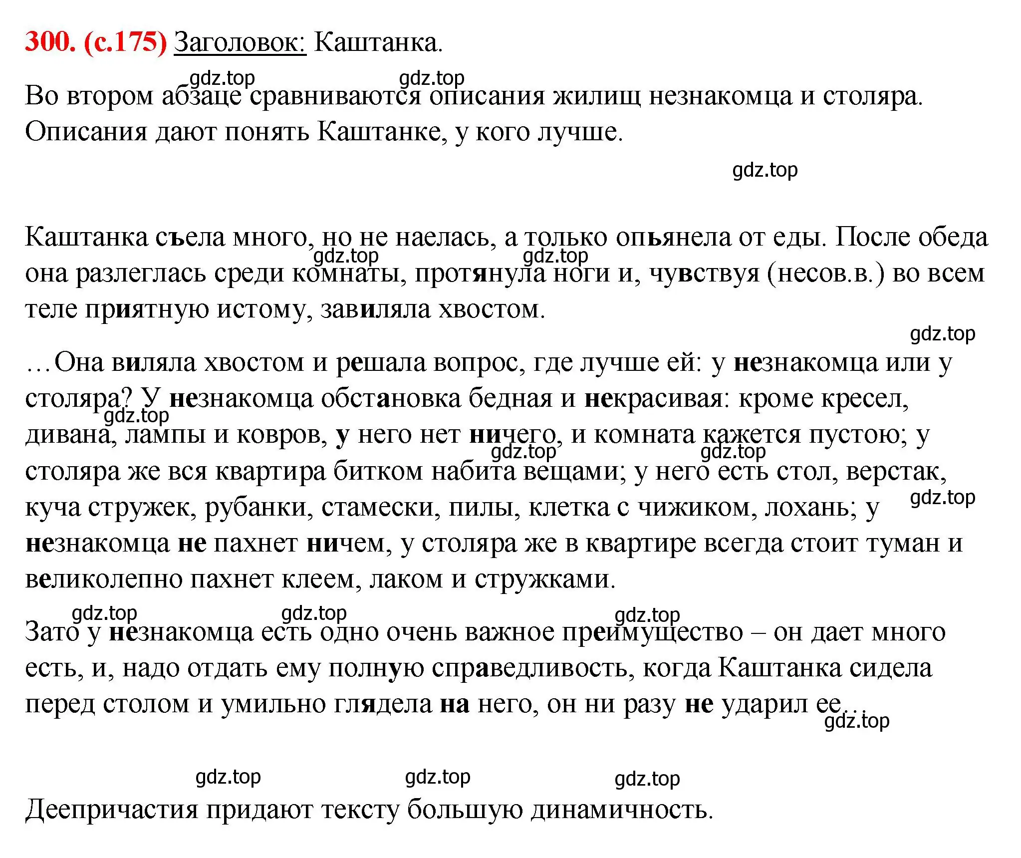 Решение 2. номер 300 (страница 175) гдз по русскому языку 7 класс Ладыженская, Баранов, учебник 1 часть