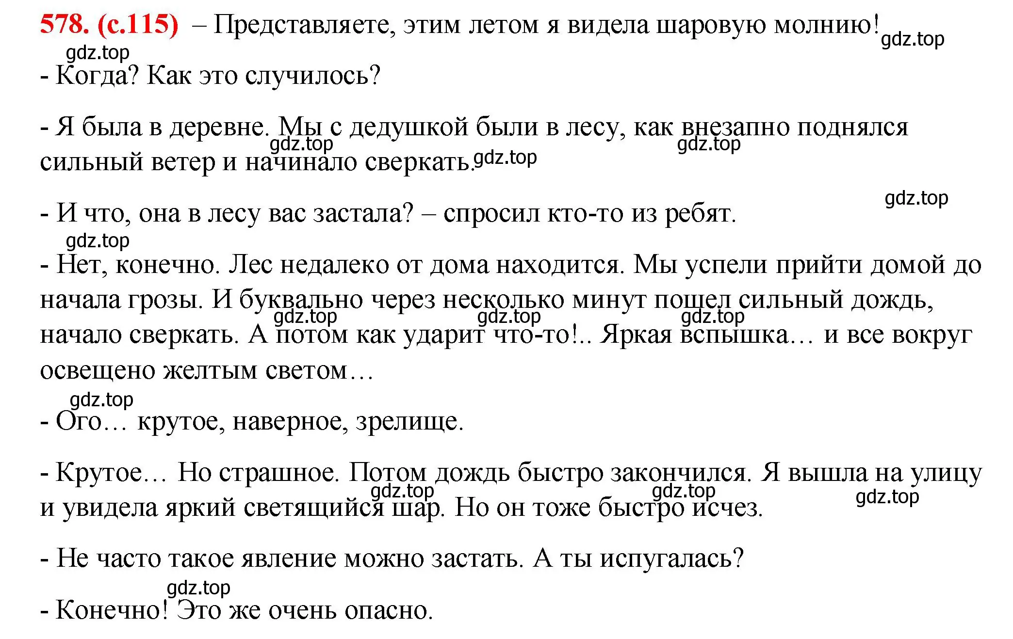 Решение 2. номер 578 (страница 115) гдз по русскому языку 7 класс Ладыженская, Баранов, учебник 2 часть