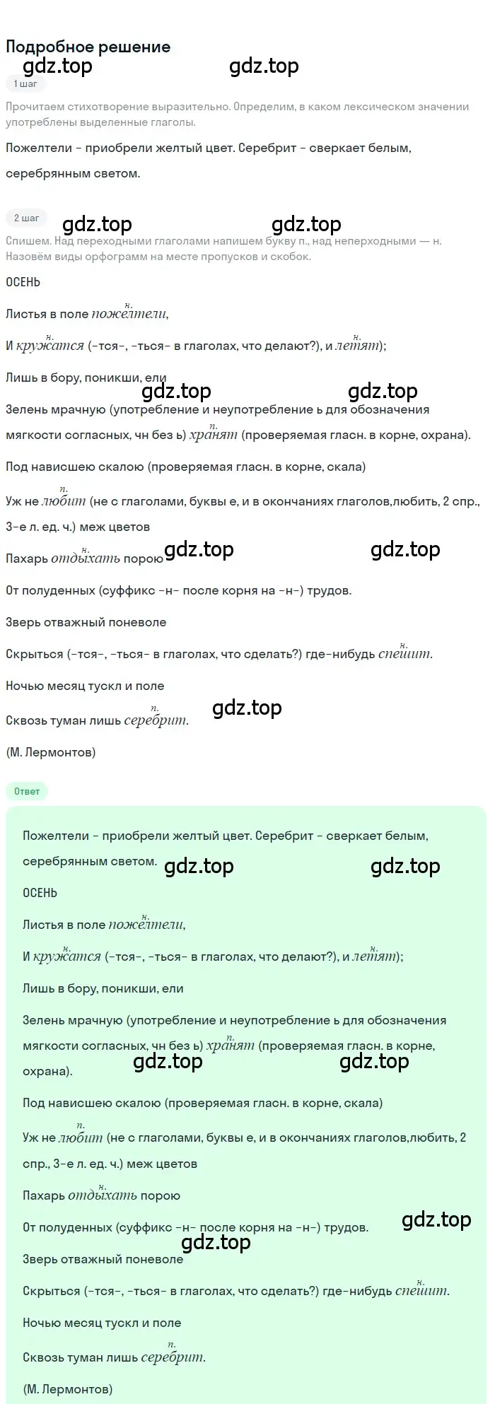 Решение 3. номер 46 (страница 26) гдз по русскому языку 7 класс Ладыженская, Баранов, учебник 1 часть