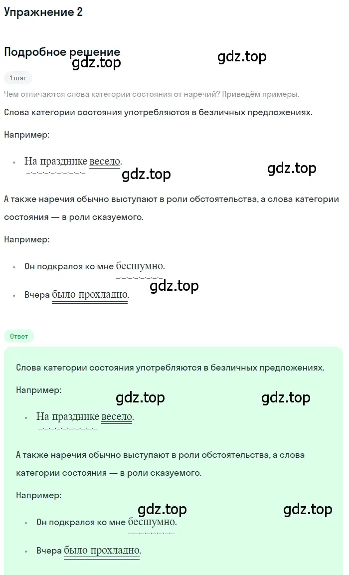 Решение 3. номер 2 (страница 15) гдз по русскому языку 7 класс Ладыженская, Баранов, учебник 2 часть