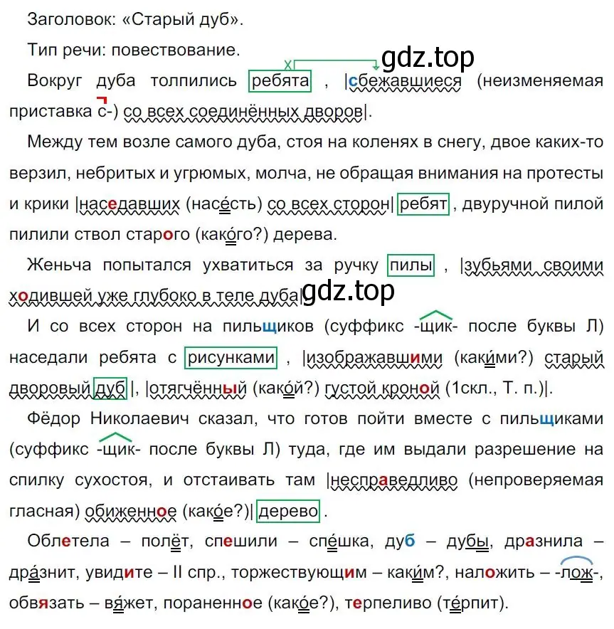 Решение 4. номер 173 (страница 99) гдз по русскому языку 7 класс Ладыженская, Баранов, учебник 1 часть