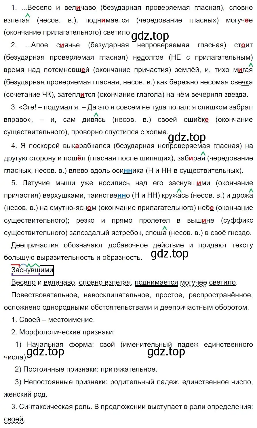 Решение 4. номер 284 (страница 165) гдз по русскому языку 7 класс Ладыженская, Баранов, учебник 1 часть