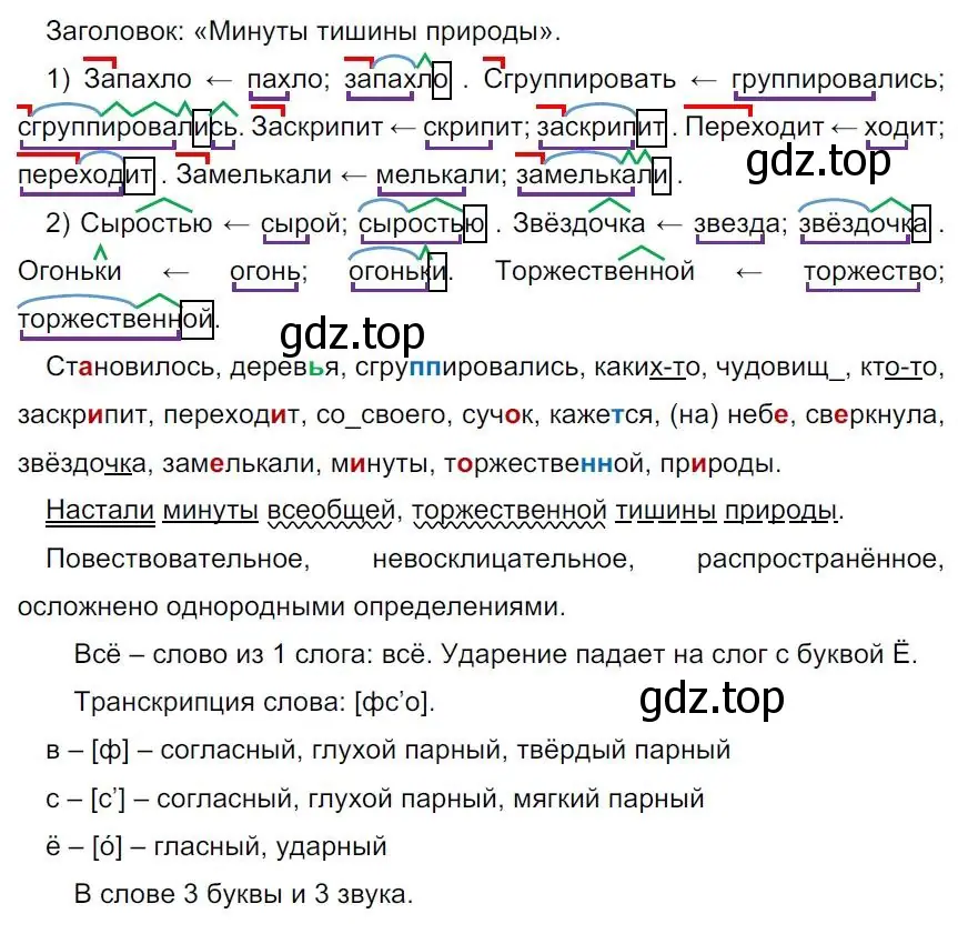 Решение 4. номер 35 (страница 22) гдз по русскому языку 7 класс Ладыженская, Баранов, учебник 1 часть