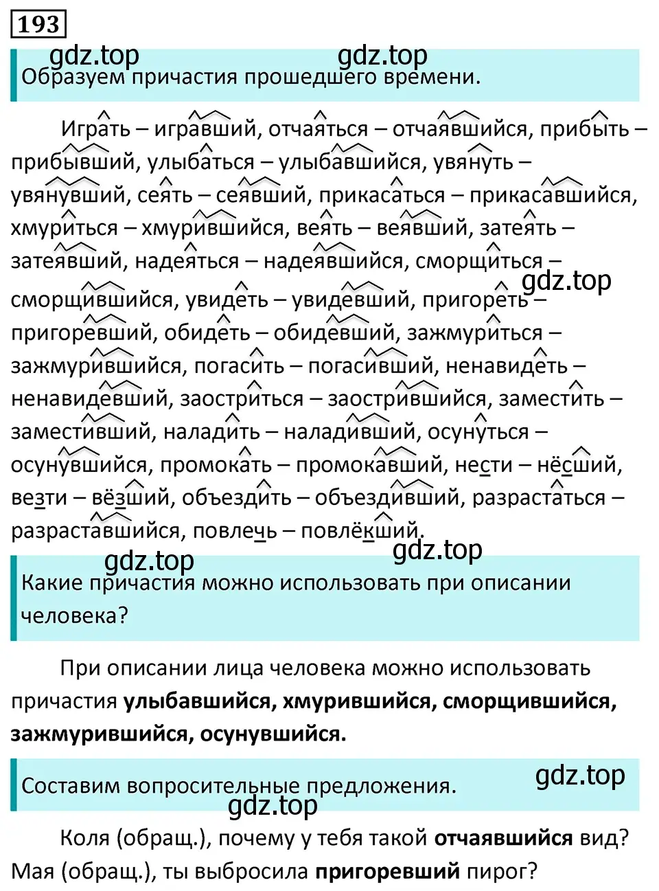 Решение 5. номер 193 (страница 112) гдз по русскому языку 7 класс Ладыженская, Баранов, учебник 1 часть