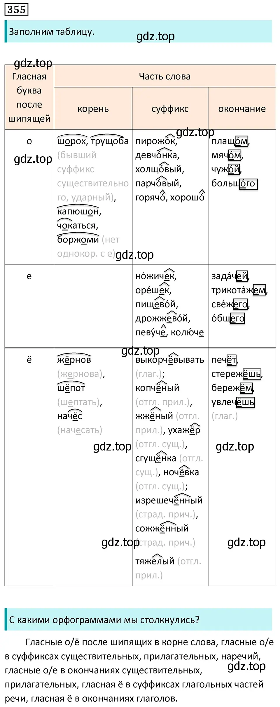 Решение 5. номер 355 (страница 205) гдз по русскому языку 7 класс Ладыженская, Баранов, учебник 1 часть