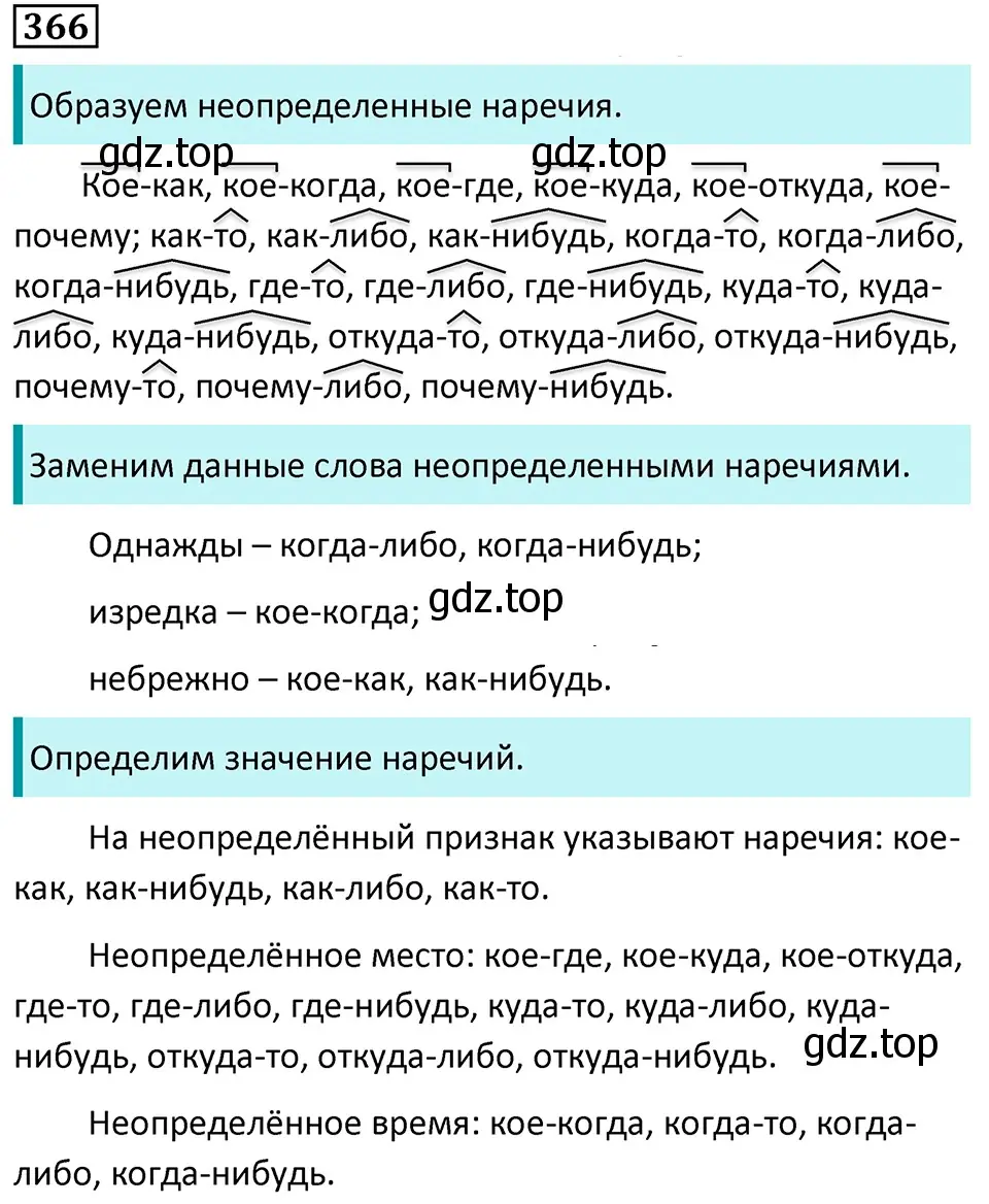 Решение 5. номер 366 (страница 211) гдз по русскому языку 7 класс Ладыженская, Баранов, учебник 1 часть