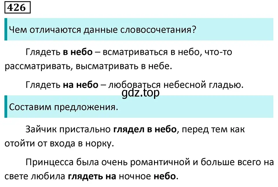 Решение 5. номер 426 (страница 30) гдз по русскому языку 7 класс Ладыженская, Баранов, учебник 2 часть