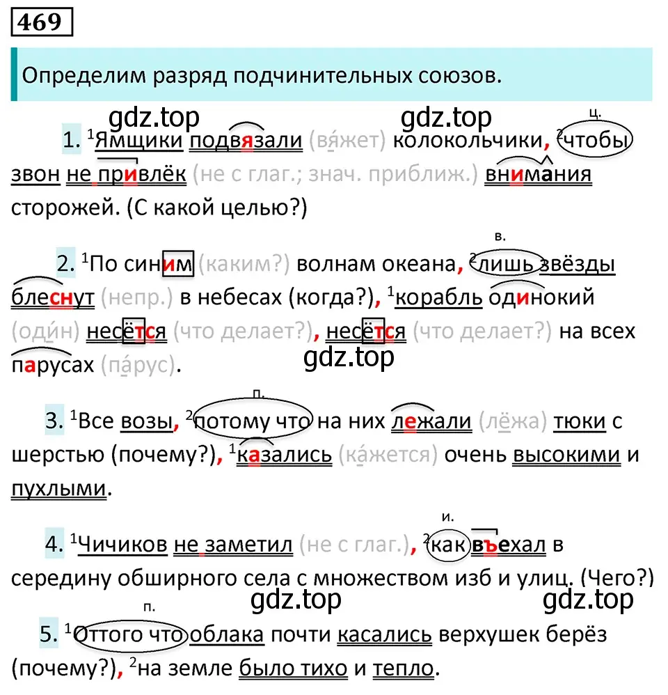 Решение 5. номер 469 (страница 57) гдз по русскому языку 7 класс Ладыженская, Баранов, учебник 2 часть