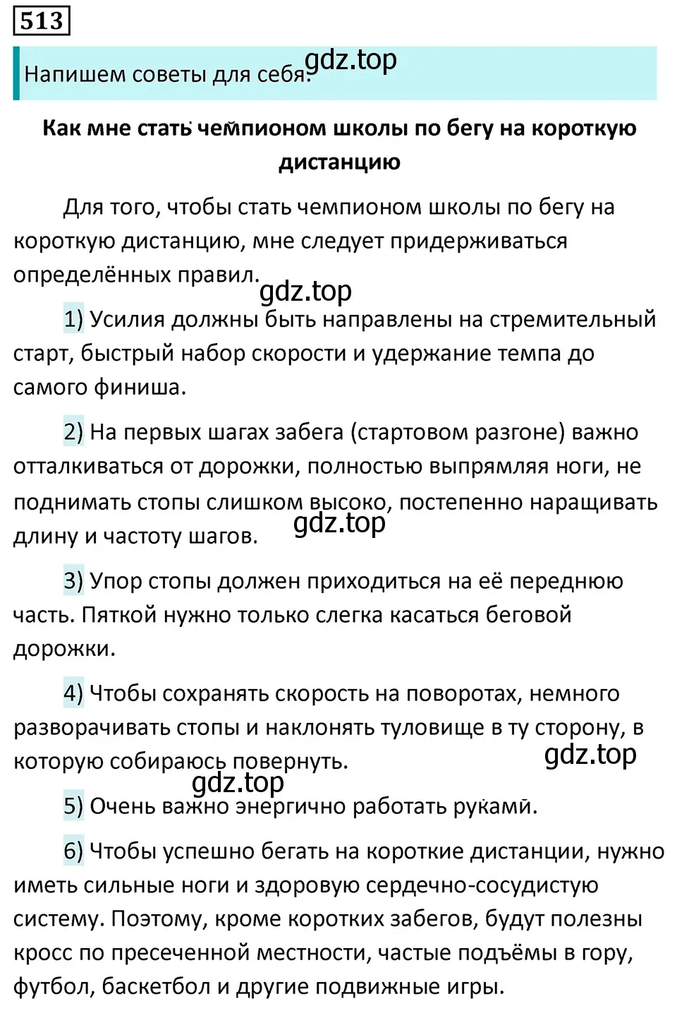 Решение 5. номер 513 (страница 84) гдз по русскому языку 7 класс Ладыженская, Баранов, учебник 2 часть