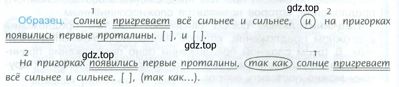 Подчеркнуть основы предложений; союзы, соединяющие предложения, заключить в овал