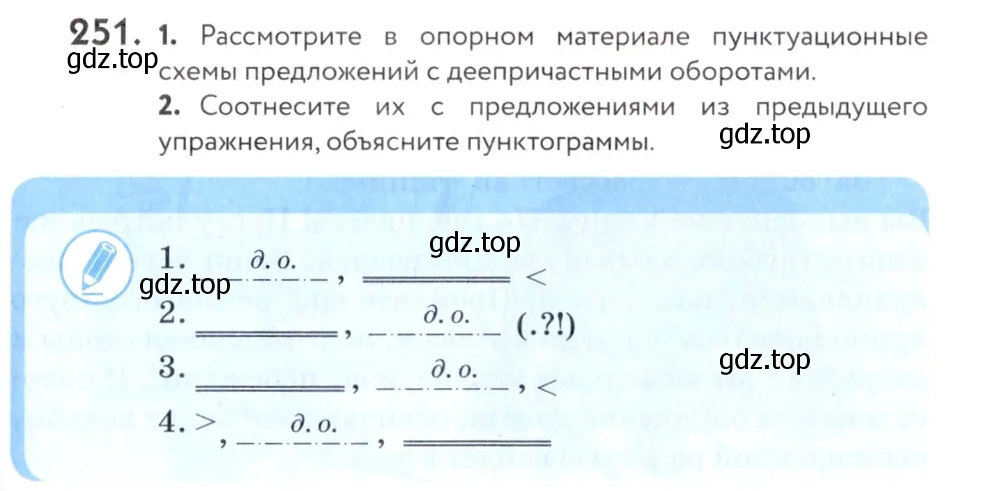 Условие номер 251 (страница 95) гдз по русскому языку 7 класс Пименова, Еремеева, учебник
