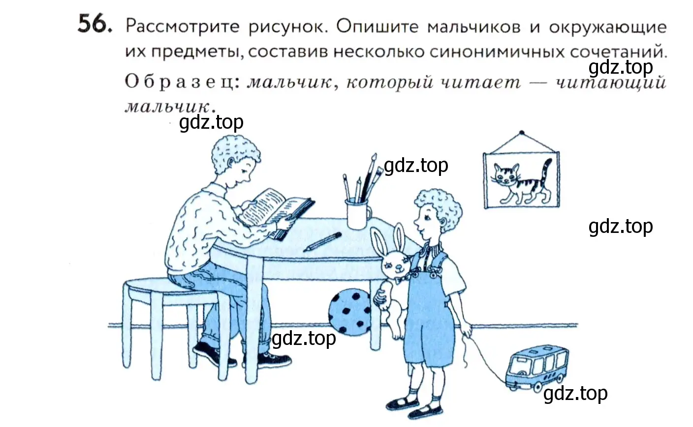 Условие номер 56 (страница 25) гдз по русскому языку 7 класс Пименова, Еремеева, учебник