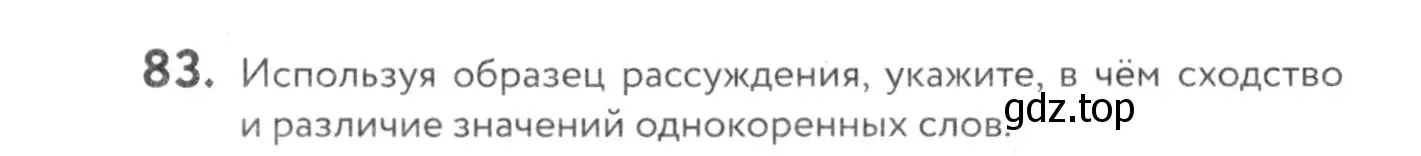 Условие номер 83 (страница 34) гдз по русскому языку 7 класс Пименова, Еремеева, учебник