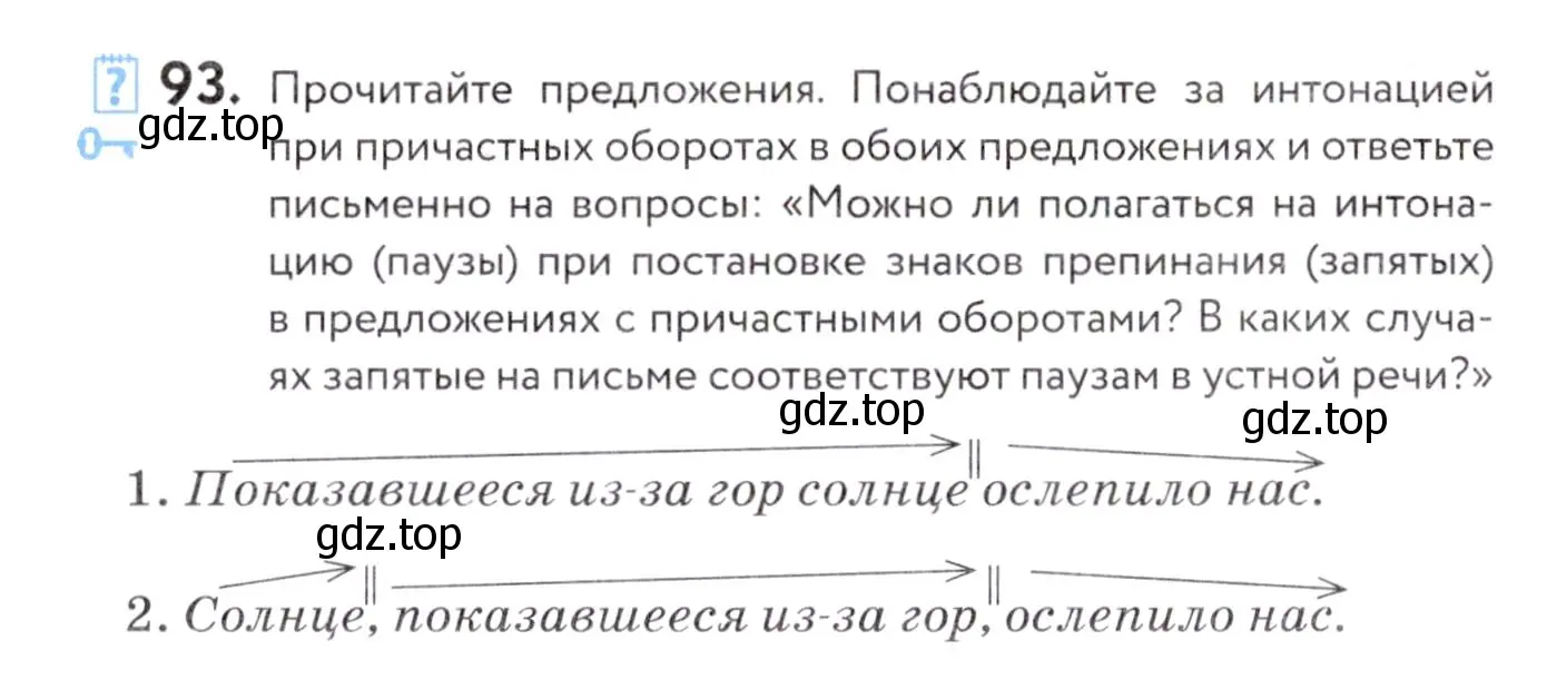 Условие номер 93 (страница 38) гдз по русскому языку 7 класс Пименова, Еремеева, учебник