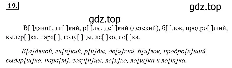 Решение 2. номер 19 (страница 13) гдз по русскому языку 7 класс Пименова, Еремеева, учебник