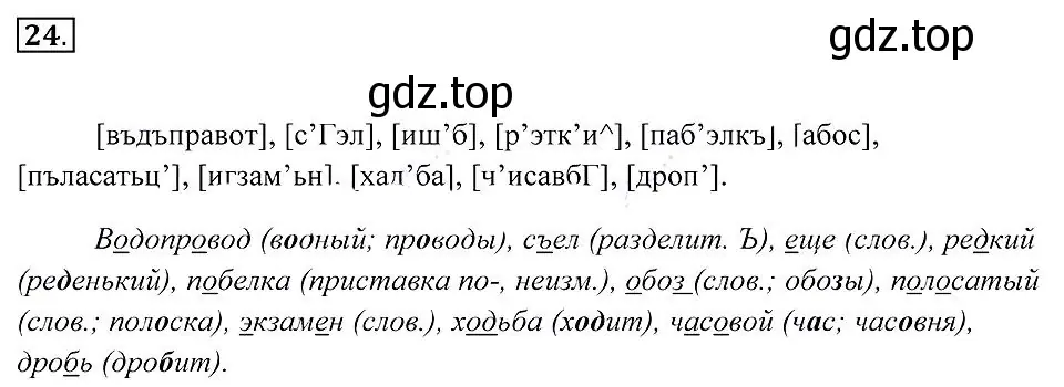 Решение 2. номер 24 (страница 14) гдз по русскому языку 7 класс Пименова, Еремеева, учебник
