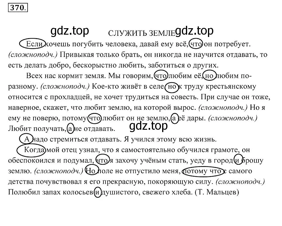 Решение 2. номер 370 (страница 141) гдз по русскому языку 7 класс Пименова, Еремеева, учебник