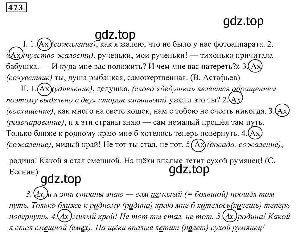 Решение 2. номер 473 (страница 181) гдз по русскому языку 7 класс Пименова, Еремеева, учебник