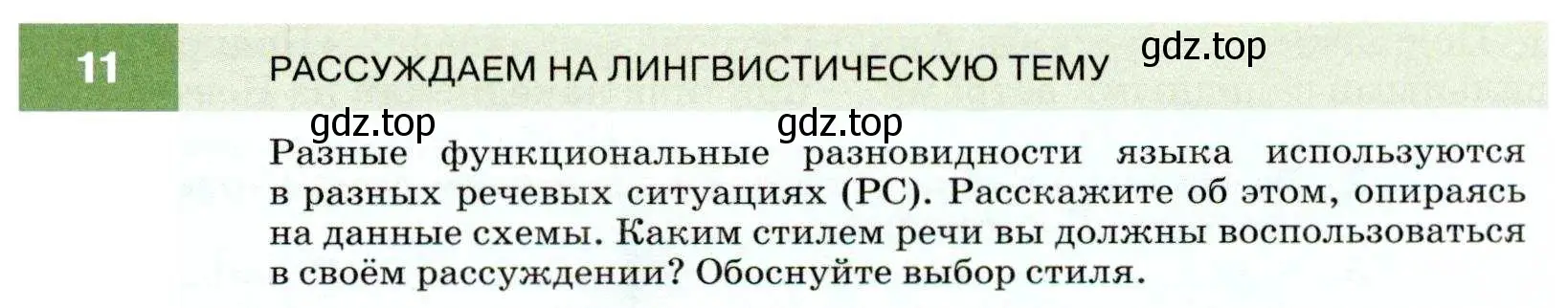 Условие номер 11 (страница 9) гдз по русскому языку 7 класс Разумовская, Львова, учебник