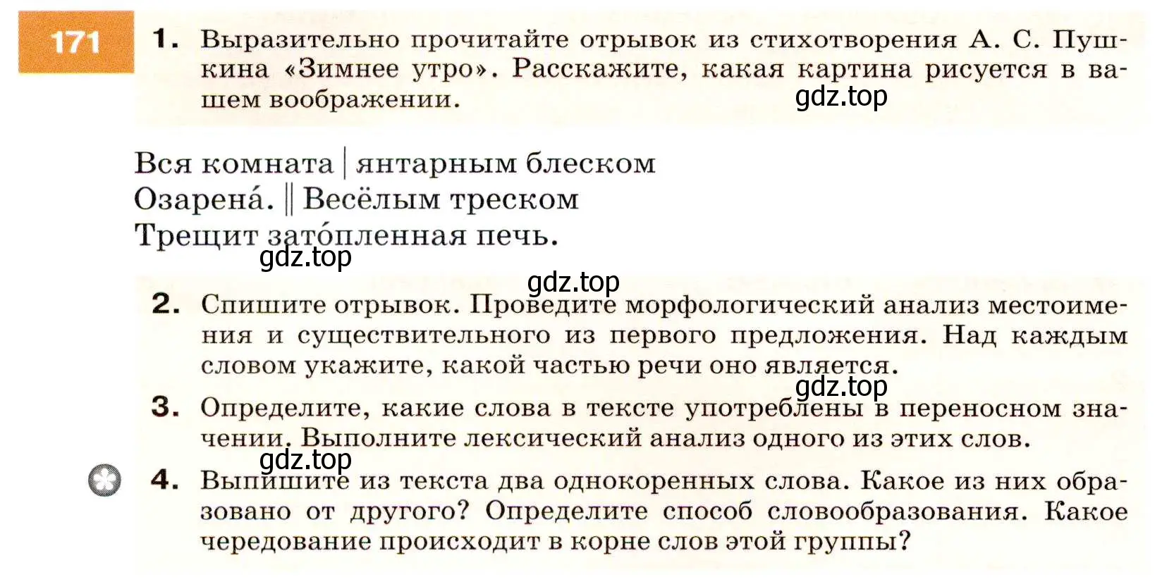 Условие номер 171 (страница 60) гдз по русскому языку 7 класс Разумовская, Львова, учебник