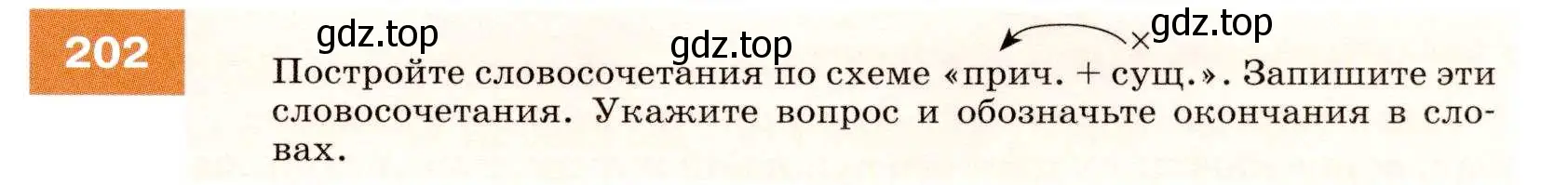 Условие номер 202 (страница 73) гдз по русскому языку 7 класс Разумовская, Львова, учебник