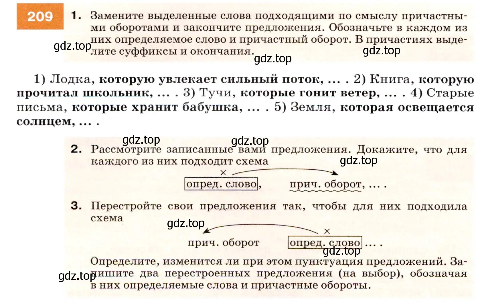 Условие номер 209 (страница 76) гдз по русскому языку 7 класс Разумовская, Львова, учебник