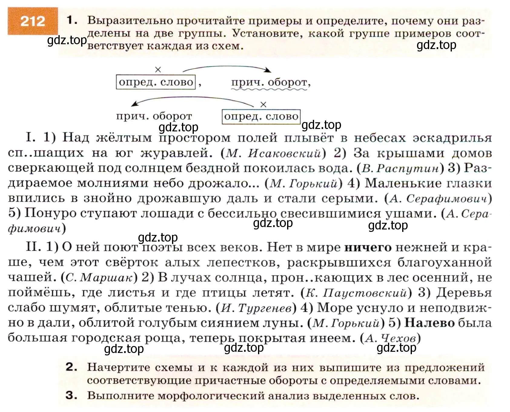 Условие номер 212 (страница 76) гдз по русскому языку 7 класс Разумовская, Львова, учебник