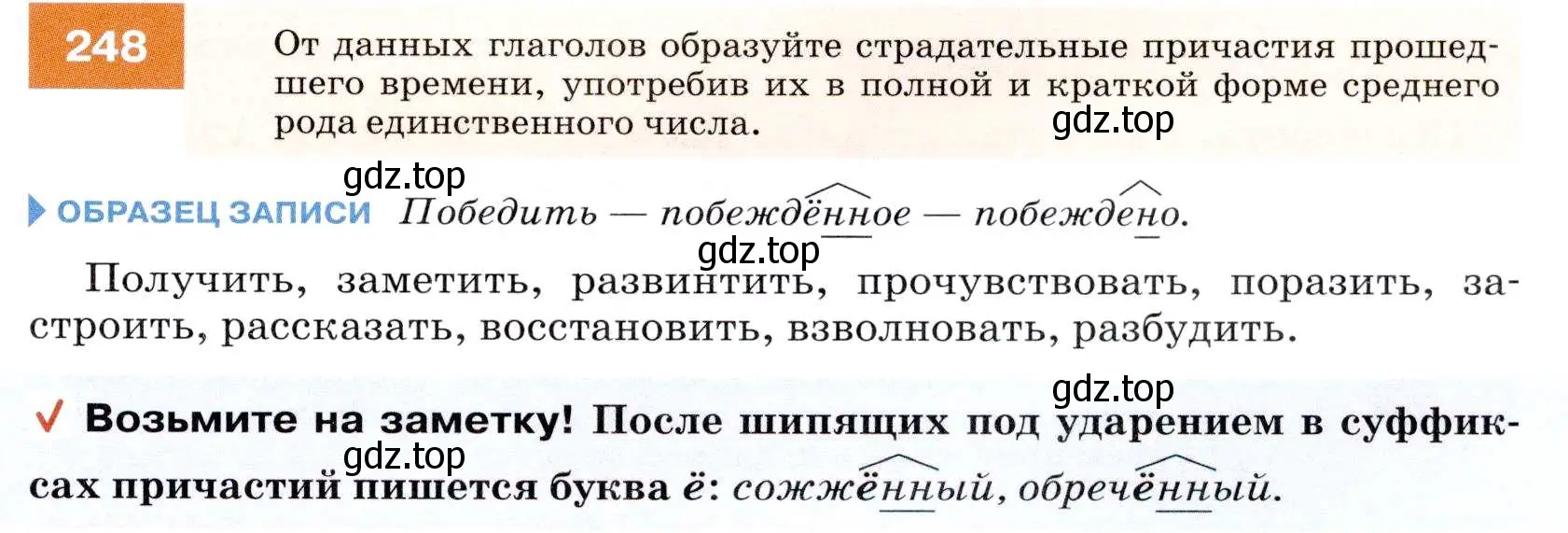 Условие номер 248 (страница 91) гдз по русскому языку 7 класс Разумовская, Львова, учебник