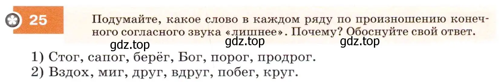 Условие номер 25 (страница 15) гдз по русскому языку 7 класс Разумовская, Львова, учебник