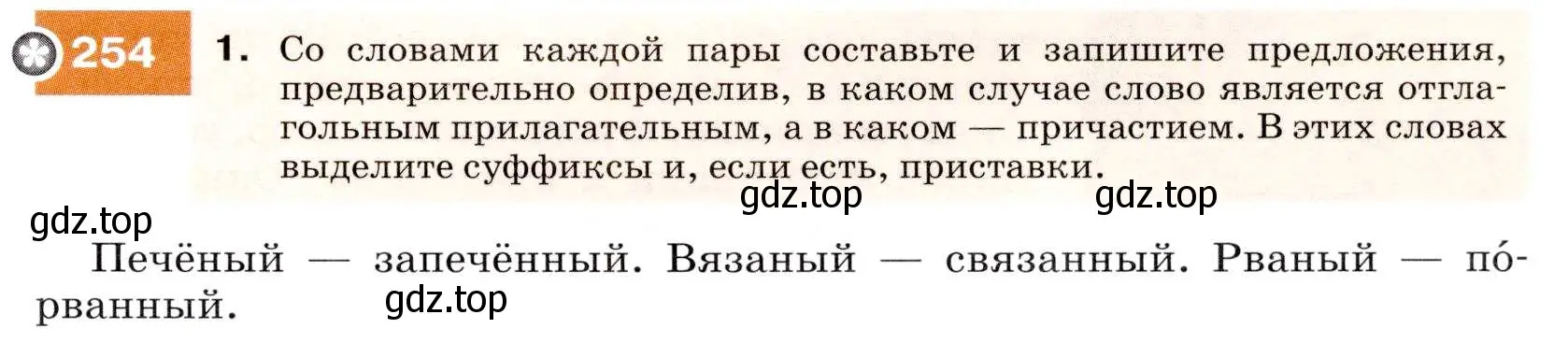 Условие номер 254 (страница 93) гдз по русскому языку 7 класс Разумовская, Львова, учебник